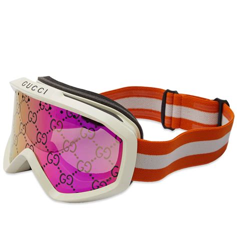 gucci ski goggles.